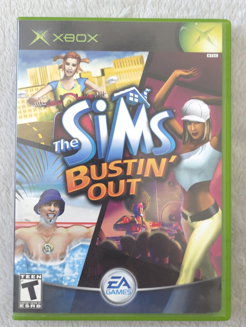 The Sims Bustin' Out (Original Microsoft Xbox) CIB With Manual